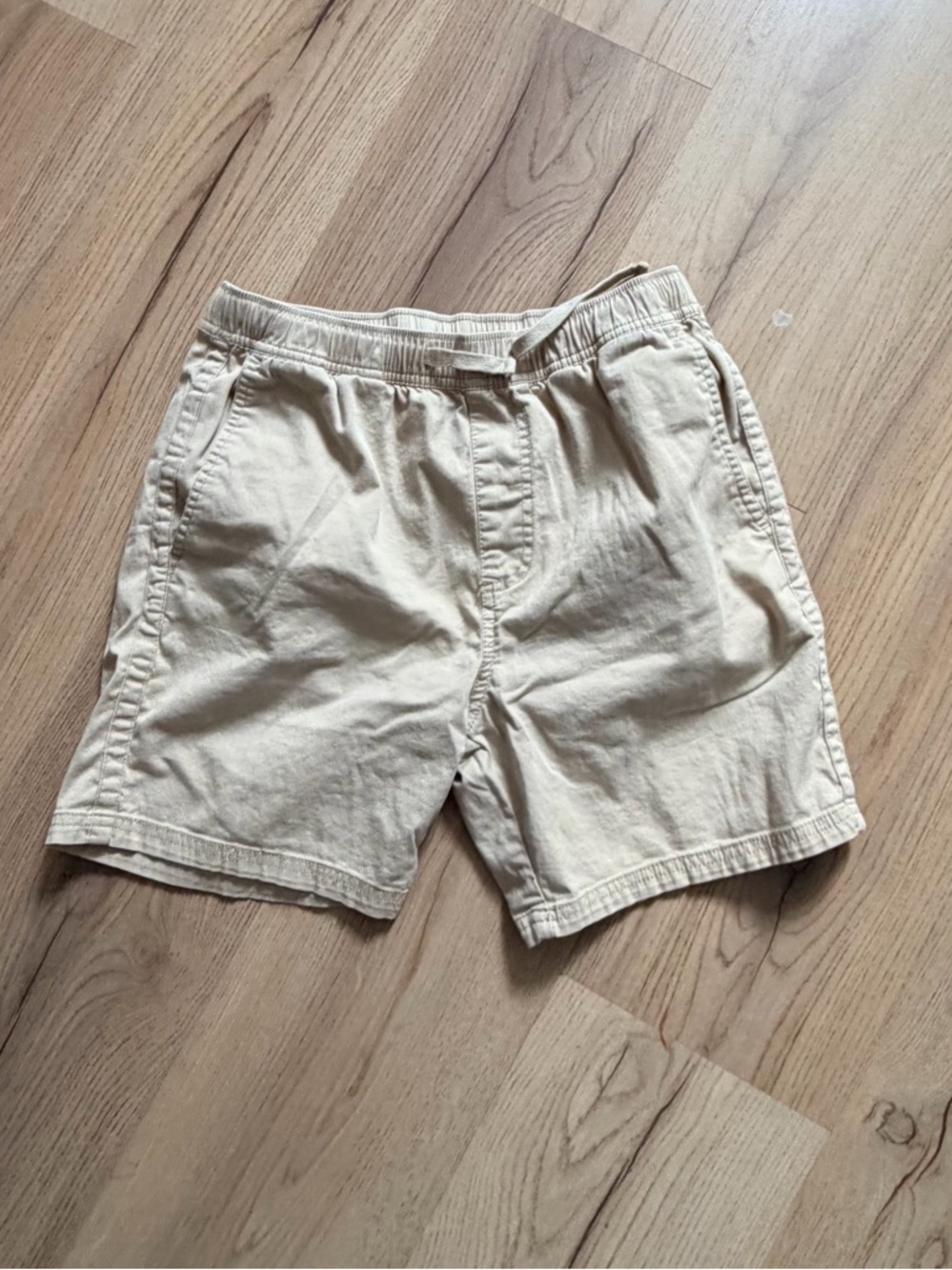 Katin Kids Cream Elastic-Waist Shorts